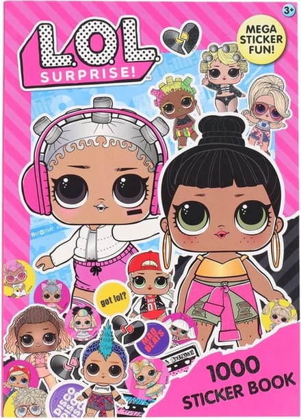 L.O.L. Surprise - Stickerboek met 1000 stickers - Mega sticker Fun