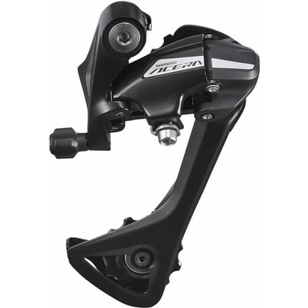 Shimano Acera RD-M3020-8 SGS Achterderailleur - 7/8-Speed - Lange Kooi - Max. 40T - Zwart
