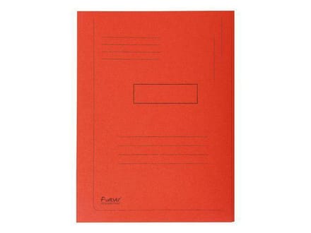 Exacompta 50x FOREVER® bedrukte map met 2 kleppen - 290gm2 - 24x32 cm voor A4 - Rood - 445003E