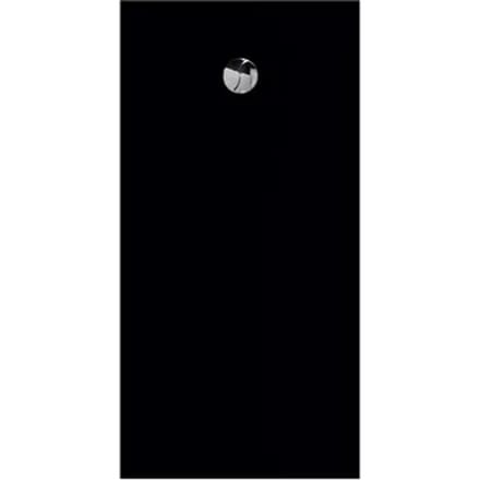 Allibert - Douchebak - Karbon 160 X 80 Cm - Polybeton - Zwart