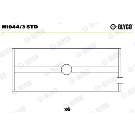 Krukaslagerset GLYCO H1044/3 STD