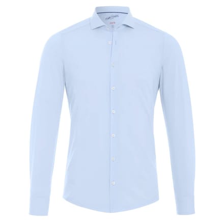 Pure H.Tico The Functional Shirt Blauw - Maat 37 - Heren - Overhemden Casual