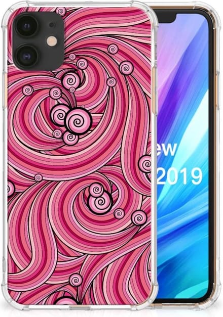 Apple iPhone 11 Back Cover Swirl Pink