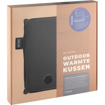Warmtekussen Mood outdoor 40x40cm grijs