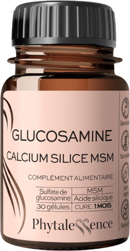 Phytalessence Glucosamine Calcium Silica MSM 30 Capsules