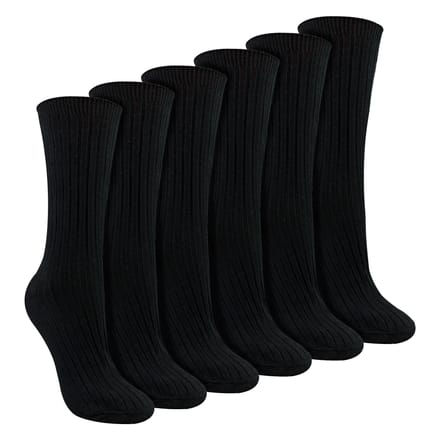 Dames 6-Pack 100% Katoenen Ademend Zachte Sokken
