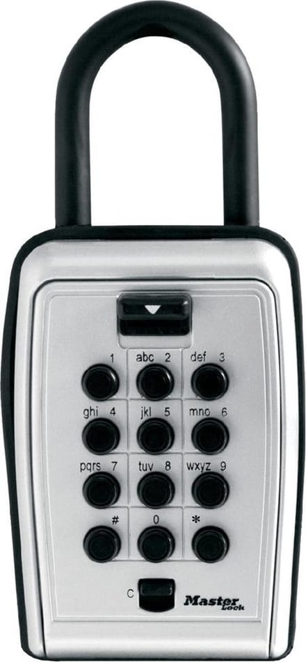 MasterLock 5422D sleutelkluis met drukknoppen en beugel