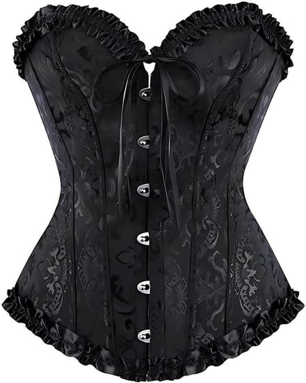 Elegante Bustier Corset Top voor Dames - Luxe Lingerie, Gothic Stijl en Lace Push Up Bodysuit met Tailleband