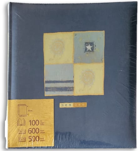 Fotoboek 100 Bladzijden NeoGeo Blauw