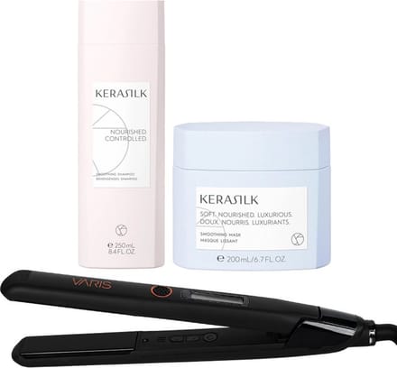 Varis Smoother Europe + Kerasilk Smoothing Mask + Kerasilk Smoothing Shampoo