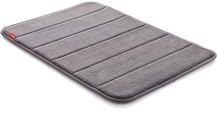 Luxe Grijze Badmat van 100% Microvezel - Antislip, Absorberend, Sneldrogend en Wasbaar - 40 x 60 cm