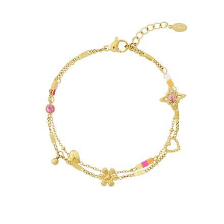 Armband Fleur stainless steel