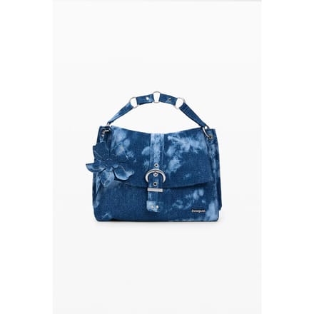 Desigual rugzak schoudertas Curio Deni Backpack Denim Dark Blue blauw