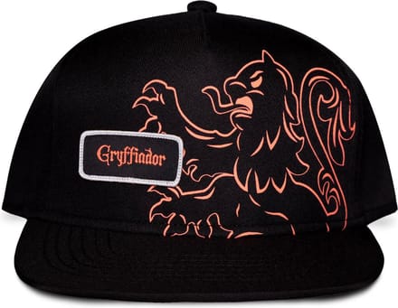 Harry Potter - Wizards Unite - Gryffindor Snapback Pet - Zwart