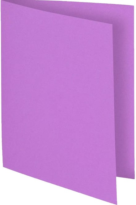 Exacompta 5x FLASH 220 Pak van 100 mappen -100%gerecycleerd - 24x32cm - Lila - 160008E
