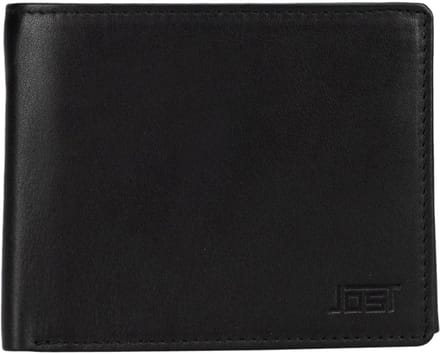 JOST Leren portemonnee Odense Wallet Black zwart