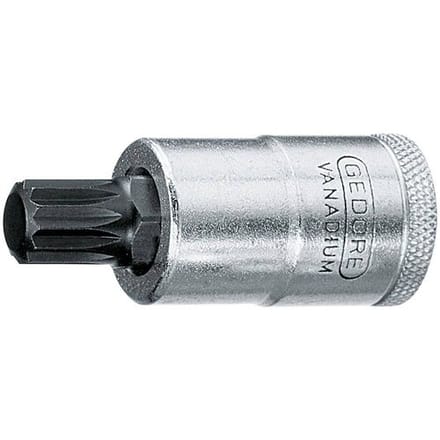 Gedore INX 19 16 2950944 Veeltand (XZN) Schroevendraaierdop Kogelkop 1 1/2 M16 1/2 (12,5 mm)
