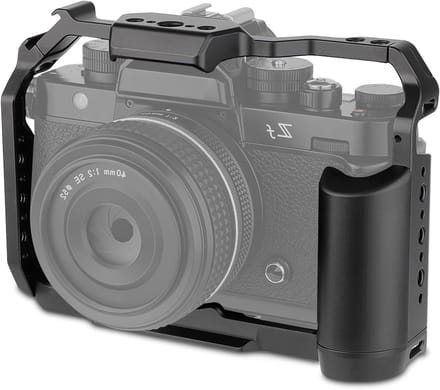 Camera Cage voor Nikon Z f met Handgreep - Beschermingsframe Rig met Arca Basis voor Vlog Video-opnames en Stabilizer Compatibiliteit