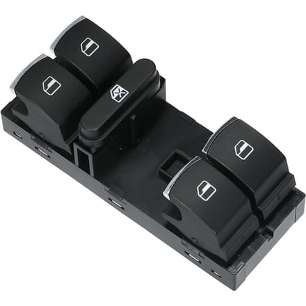 Auto Master Schakelaar Ruitbediening 5ND 959 857 voor VW CC Tiguan Passat B6 Golf Jetta MK5 MK6 Driver black