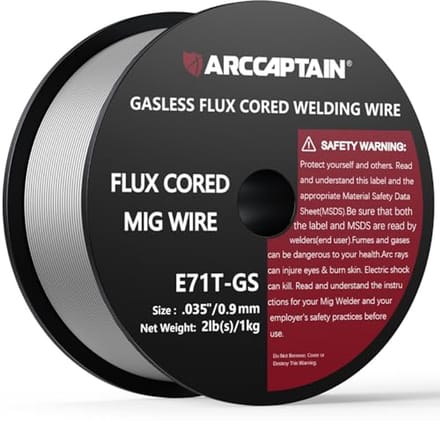 Gasloos MIG Lasdraad 0.35" 2Lbs - Hoogwaardige Carbon Staal