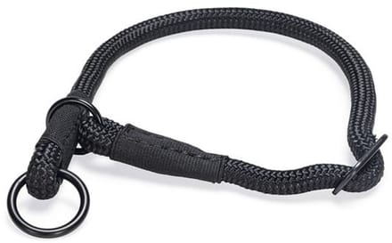 Beeztees Premium Parinca - Hondenhalsband - Rond - Nylon - Zwart - 50x1,