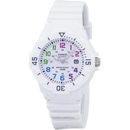 Casio Enticer Analog White Dial LRW-200H-7BVDF LRW200H-7BVDF Montre Femme blanc