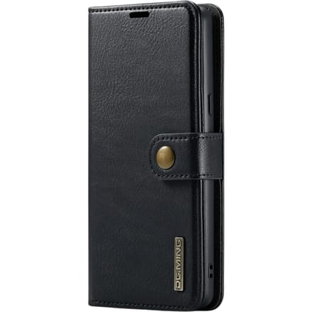 DG.MING Google Pixel 8 Pro Lederen 2-in-1 Wallet Hoesje Zwart