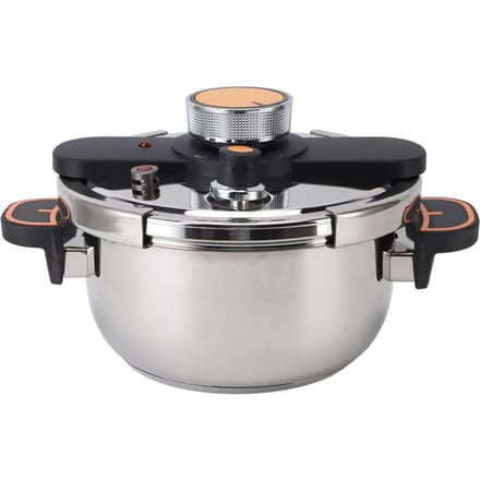 Autocuiseur professionnel efficace, chauffage rapide et uniforme, empêche l'adhérence, grande capacité, acier inoxydable 304 5L gray