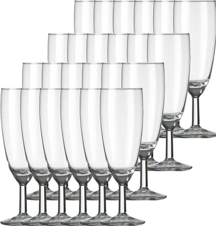 Royal Leerdam Champagneglazen/flutes Gilde - 18x stuks - transparant - 150 ml/15 cl