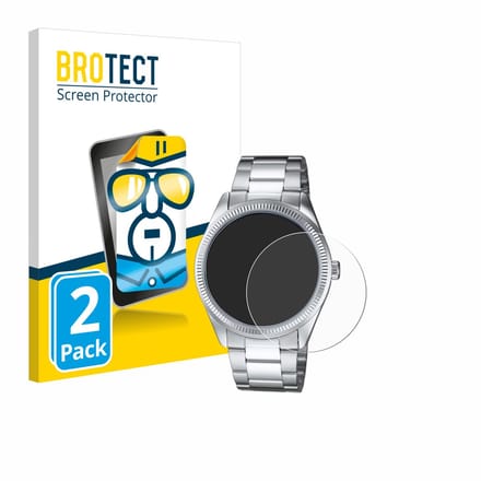 BROTECT - Screenprotector voor Casio MTP-1302PD - Folie Beschermfolie transparant 2 Stuks