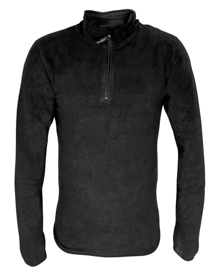 Heat Holders - Microfleece-bovenkant met lange mouwen voor heren - Zwart