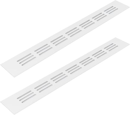 Aluminium Ventilatieroosters 40x300mm Pack van 2 - Voor HVAC, Verwarming, Koeling en Ventilatie