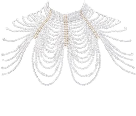 Verstelbare body chain met parels van DailyGoods