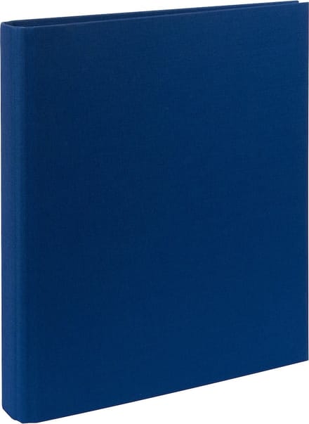 GOLDBUCH GOL-37916 Linum A4 ringband blauw linnen