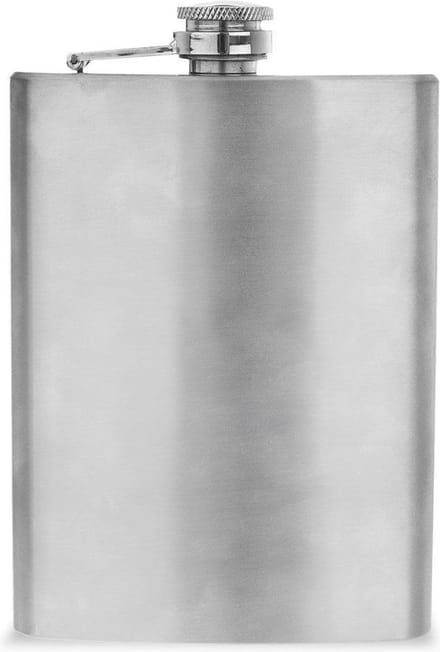 Heupfles Edelstaal 240 ml - Zakflacon - Veldfles - Zakfles - Drankfles