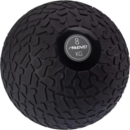 Avento Slam Bal - met Profiel - 8 kg - Zwart/Grijs
