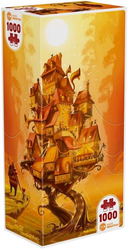 1000 Stuks Puzzel Art’Zimut - Uitdagende Illustratie Puzzel voor Volwassenen