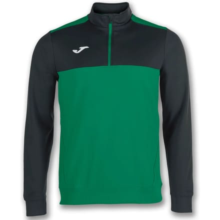 Joma Winner Ziptop Heren - Groen / Zwart | Maat: M