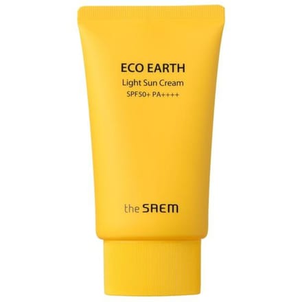 [the SAEM] Eco Earth Light Sun Cream SPF 50+ PA++++ 50g yellow