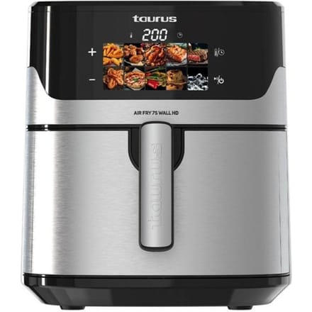 Taurus Air Fry Digital 7S Wall HD - Airfryer - 6,5 L capaciteit - 8 automatische programma’s - HD-touchdisplay