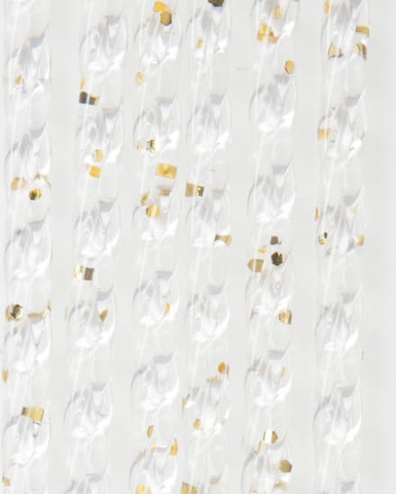 Vliegengordijn Quadrifoglio - 100 x 220cm - Goud Transparant