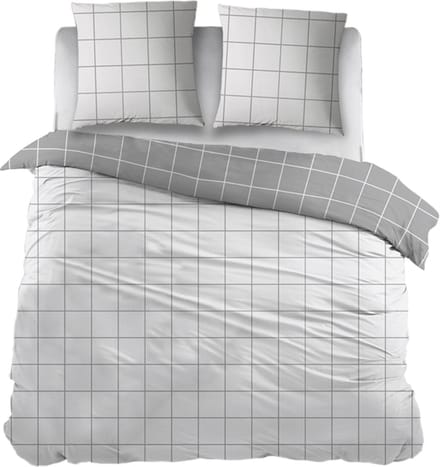 Snoozing Ellemieke Dekbedovertrek - Extra breed - 260x200/220 cm - Grijs