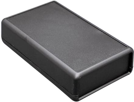 Hammond Electronics 1593YBK Handbehuizing – 140 x 66 x 28 mm – ABS – Zwart