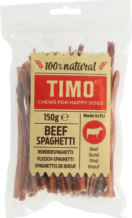 Timo Spaghetti - Hondensnacks - Rund 150 g Vanaf >3 Maanden