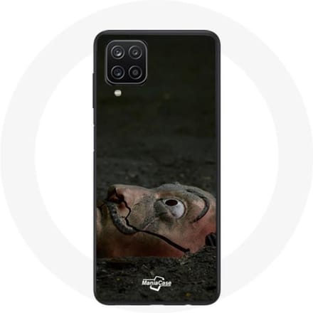 Coque - La Casa de Papel - Samsung Galaxy A12 - Souple - Noir - Masque Dali