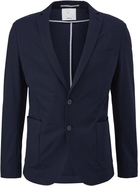 s.Oliver  Rlm Jacket Indoor Marine Größe: 44 | Blazer Outlet | Herren