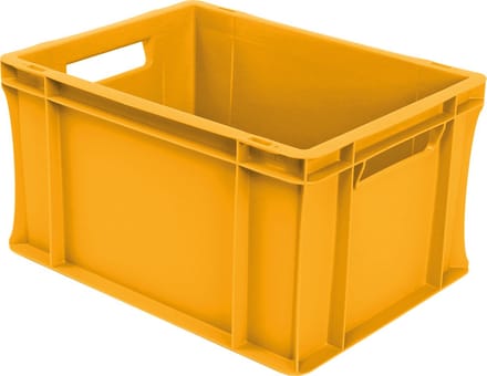 Alpac Stapelbak - Opbergbak - 400 x 300 x 220 mm - 20L - Geel