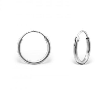 Zilveren Oorbellen Dames - Oorringen Zilver - 10mm