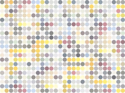 Fotobehang - Colored polka dots.