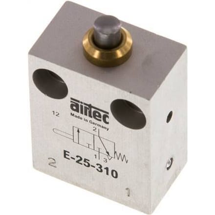 3/2 M5 NC Stangventiel 0-12bar/0-168psi Airtec
